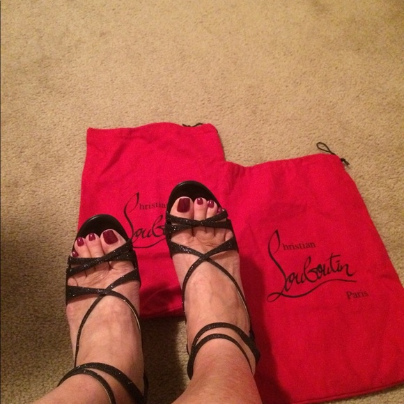 Christian louboutin black sandals - Picture 3 of 9